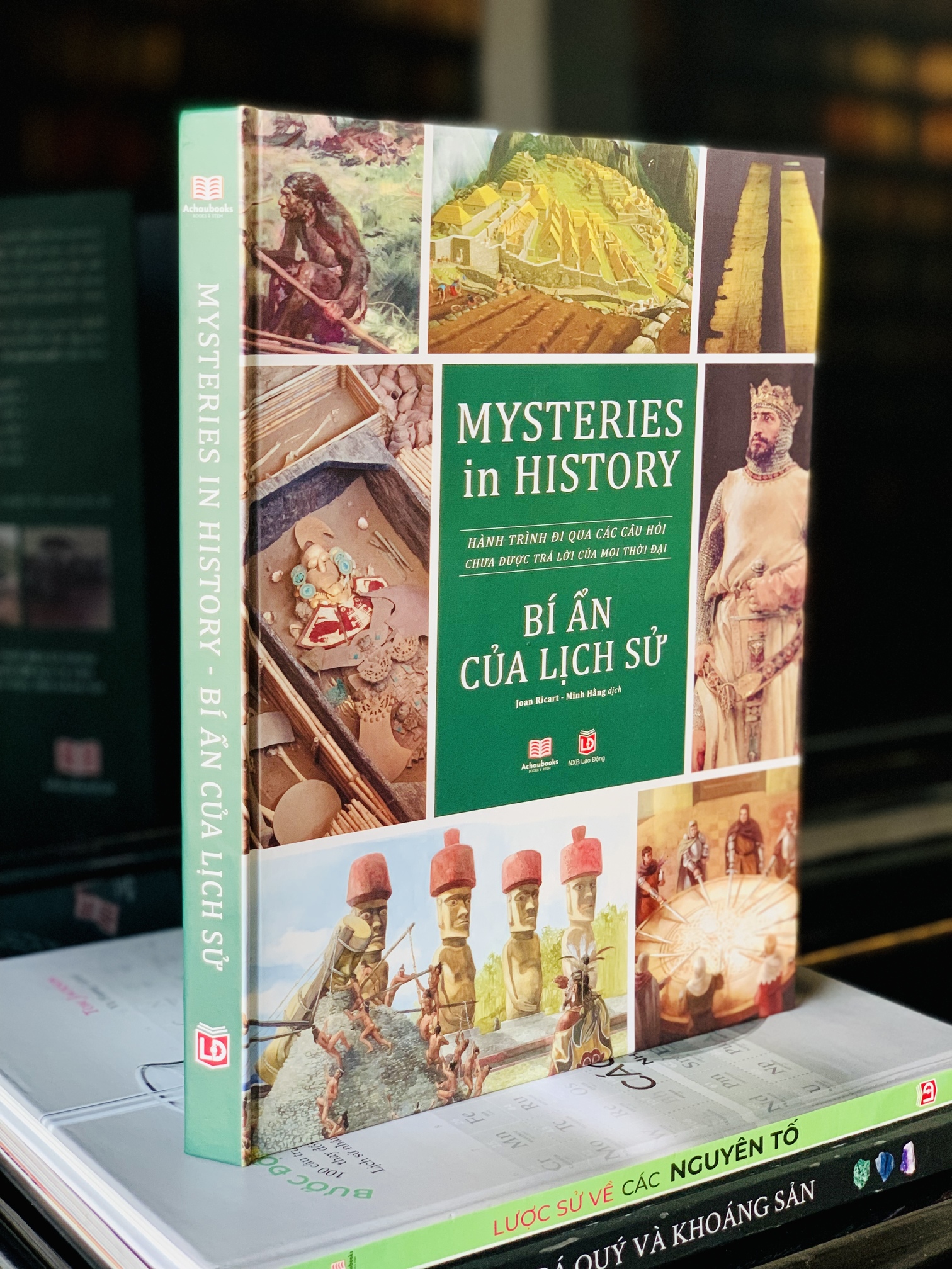 Combo sách Ai cập cổ đại, Bí ẩn của lịch sử, Khám phá bí ẩn không gian ( bộ 3 cuốn ) - Tổng hợp kiến thức bách khoa về địa lý và lịch sử - Á Châu Books, Bìa cứng in màu