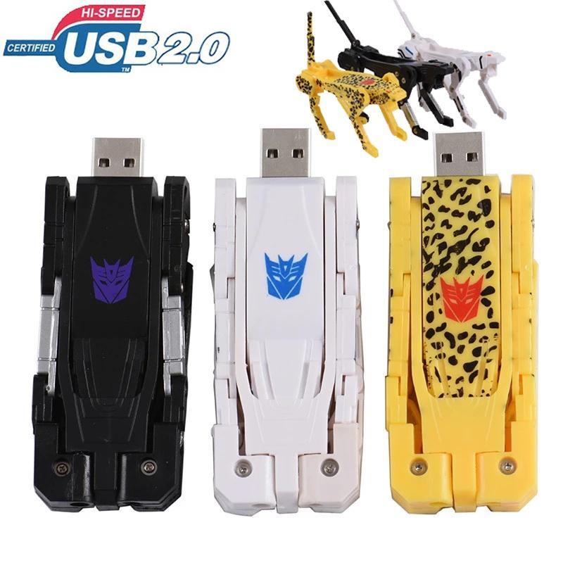 Ổ Đĩa flash USB 64GB 32GB 16GB Tốc Độ Cao Kiểu Dáng Hoạt Hình Transformers