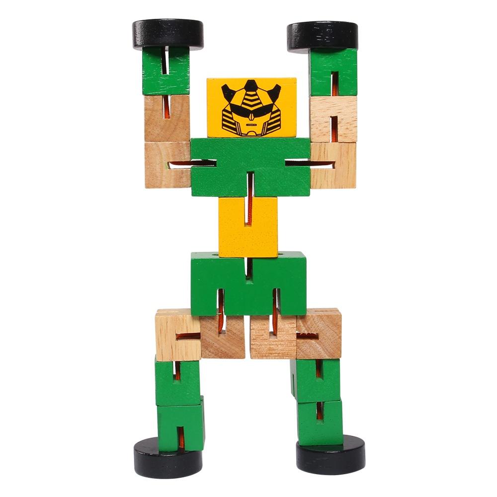 LUỒN THUN ROBO - Đồ chơi gỗ