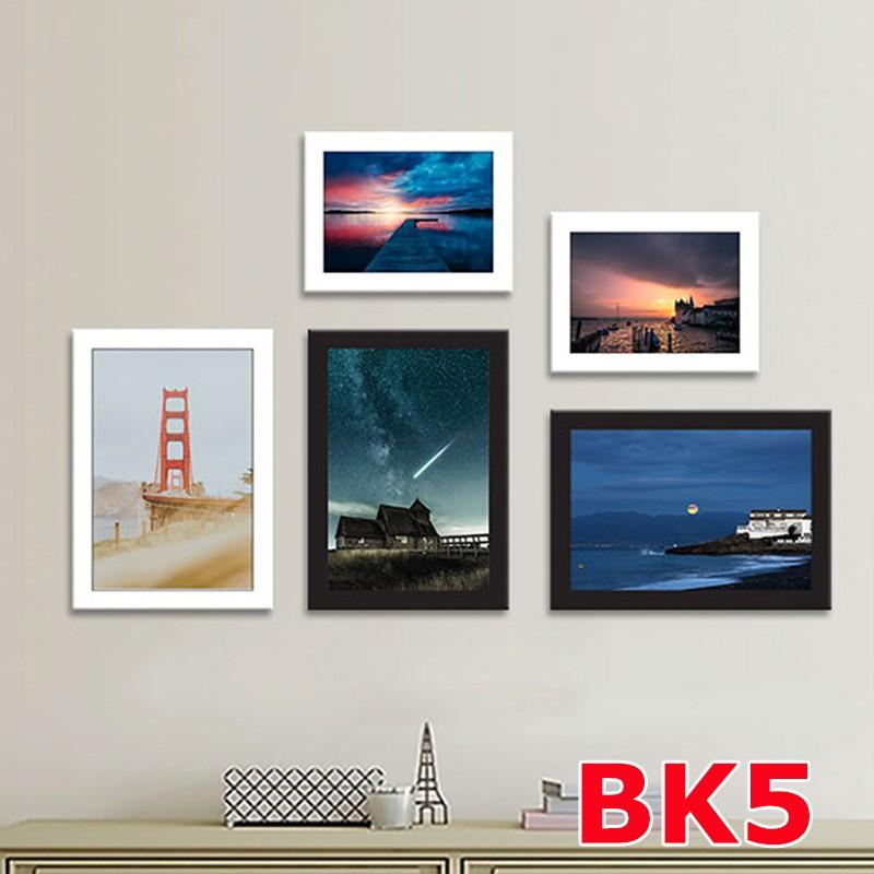 Khung ảnh bộ 5 nhiều mẫu độc đáo