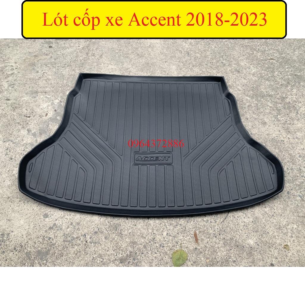 Lót cốp nhựa xe Accent 2018-2023 nhựa dẻo TPO