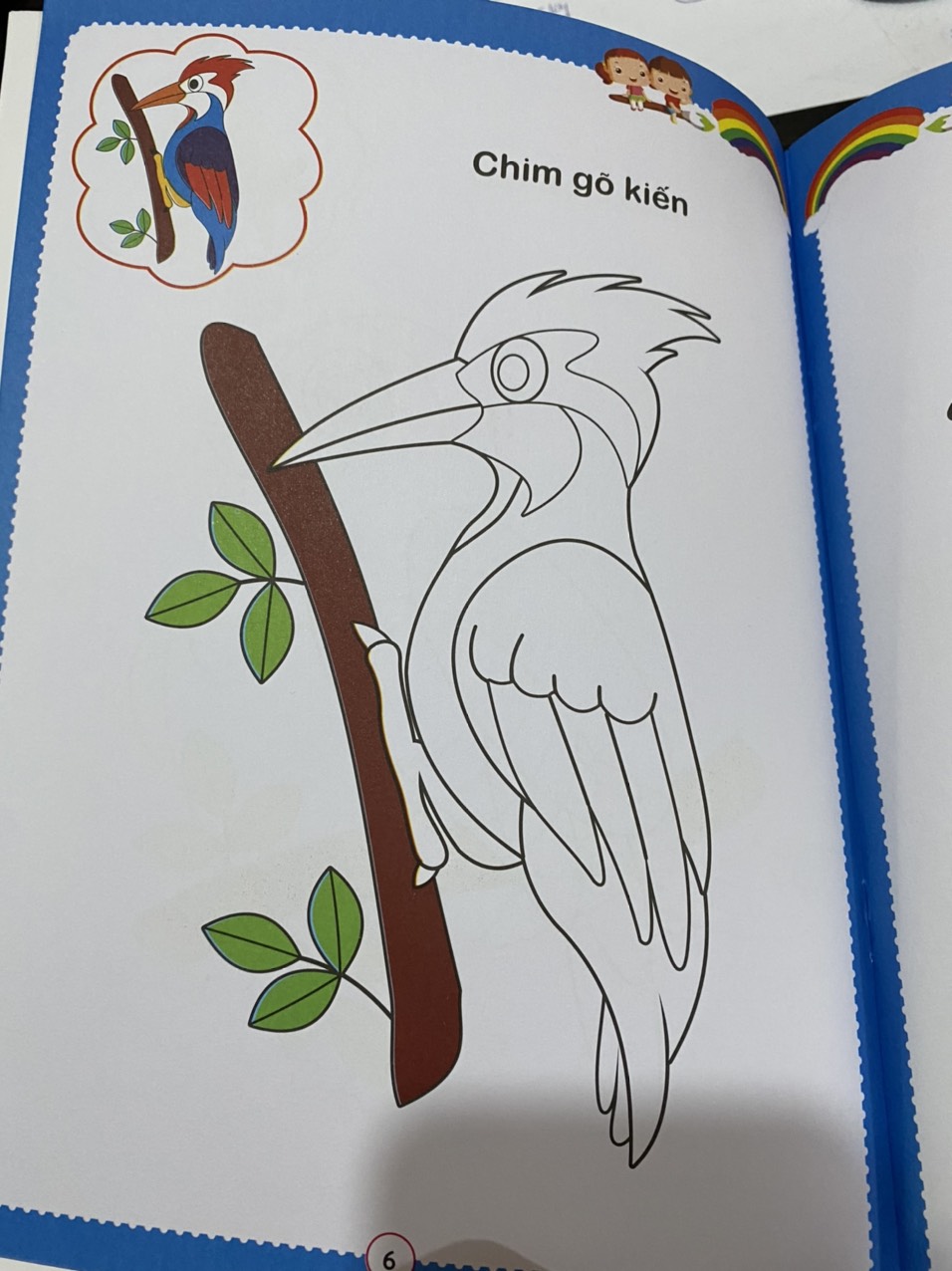 Quà cho bé : Bé tập tô màu : Các loài chim