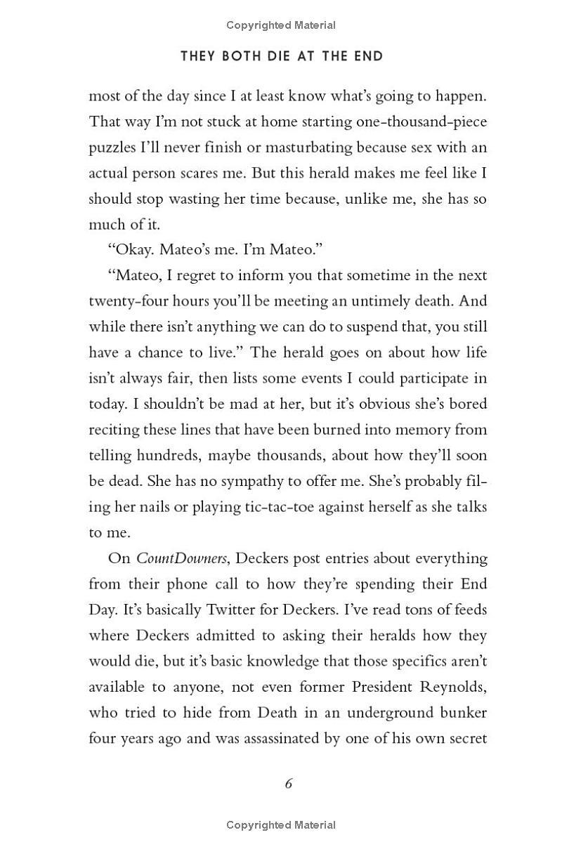 Sách ngoại văn: They Both Die At The End Collector's Edition