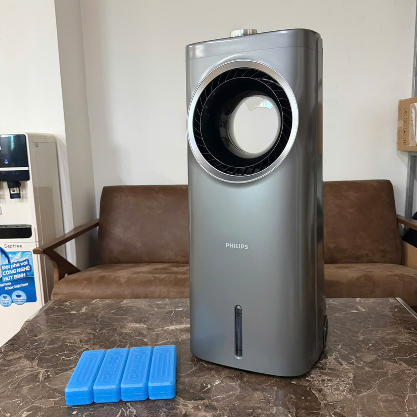 Quạt không cánh lọc và khử khuẩn làm mát, phun sương tạo ẩm vào mùa hè, sưởi ấm và tạo ẩm mùa đông thương hiệu Hà Lan cao cấp Philips ACR4248X Serial 4000 - Hàng nhập khẩu