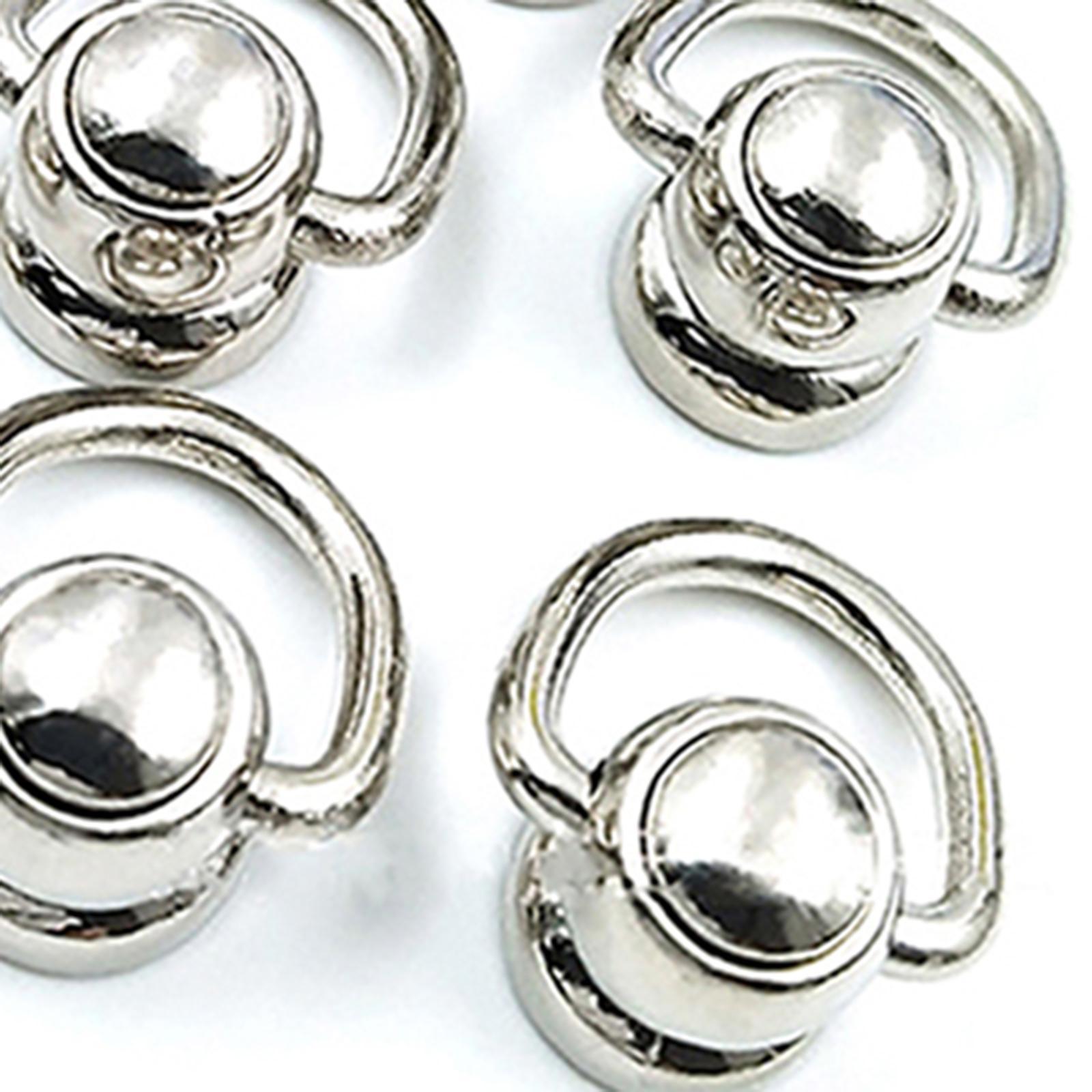 20x Alloy Bags Side Anchors Hardware Accessories Rotate Buckles for Purse Making