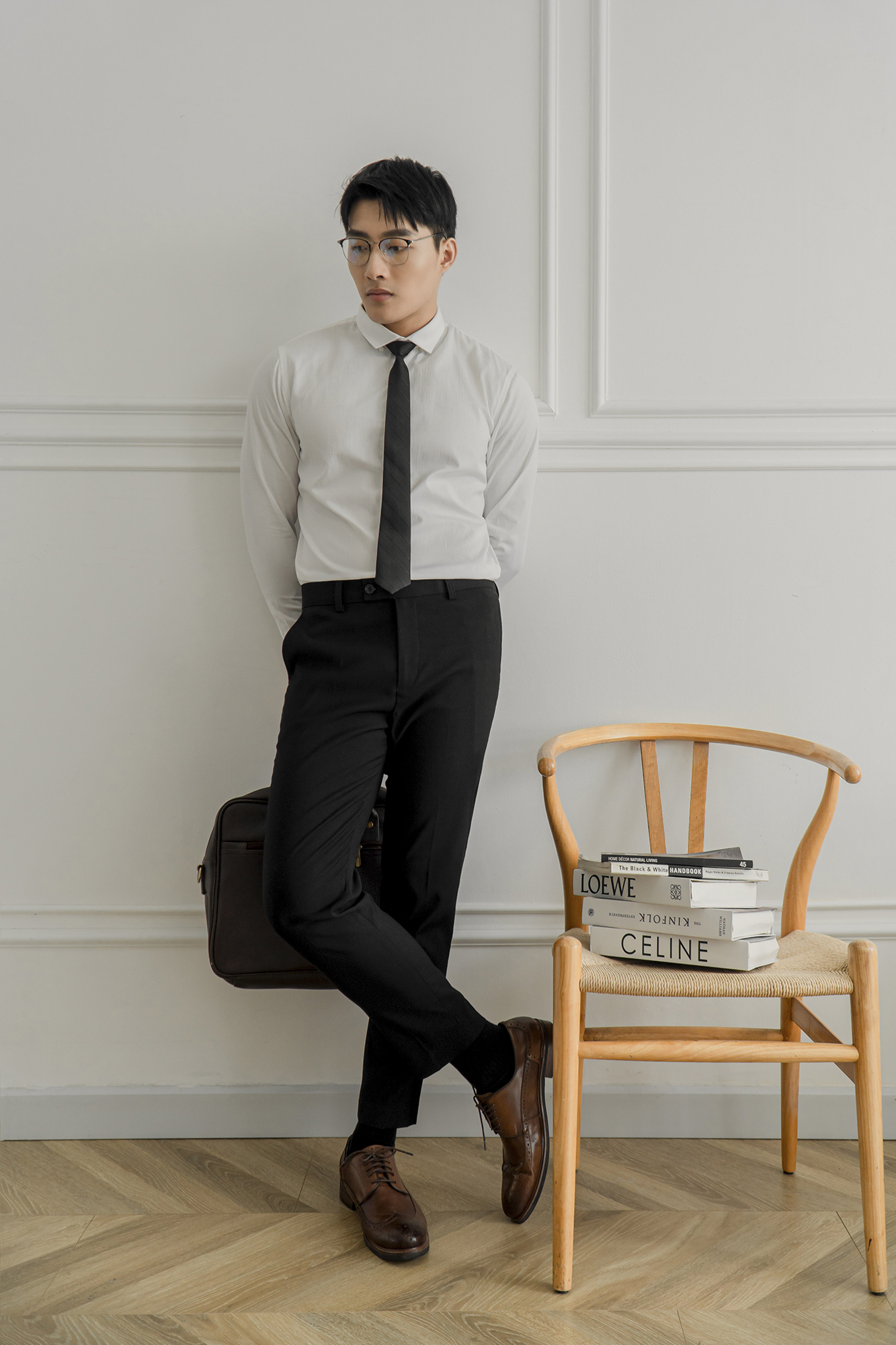Áo Sơ Mi Nam Cao Cấp Trắng Công Sở 03 BY COTTON