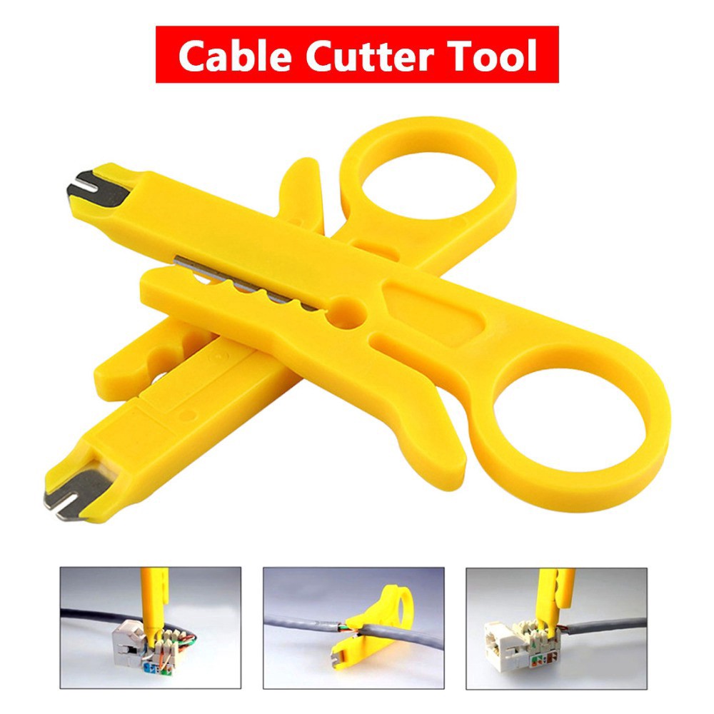 Dụng cụ tuốt nhấn dây cáp mạng