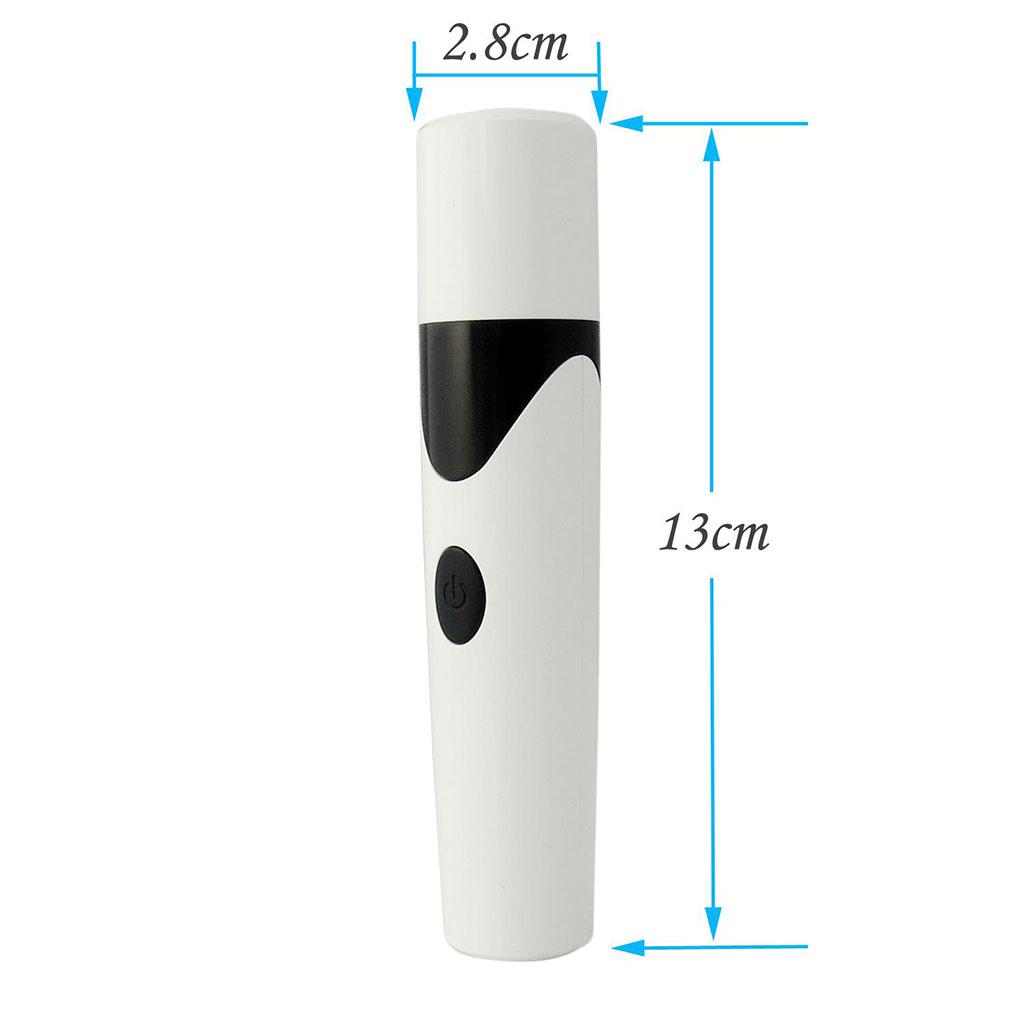 Electric Pet Cat Dog Nail Trimmer Grooming Tool Grinder Clipper Kit White