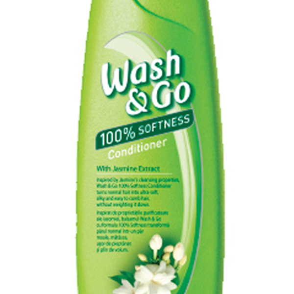 Dầu xả tinh chất hoa nhài Wash&amp;Go Conditioner Jasmine 180ml + Móc khóa