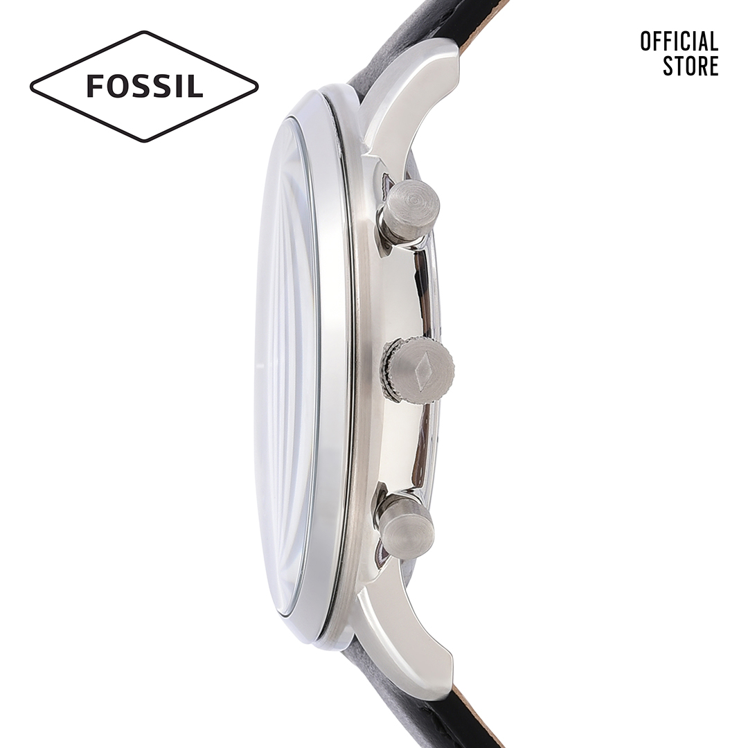 Đồng hồ nam FOSSIL dây da Neutra FS5452 - màu đen