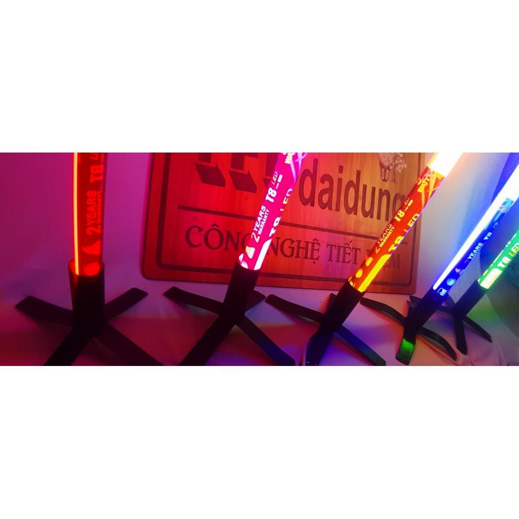 Đèn tuýp màu bóng led 1m2 nối dây 1m