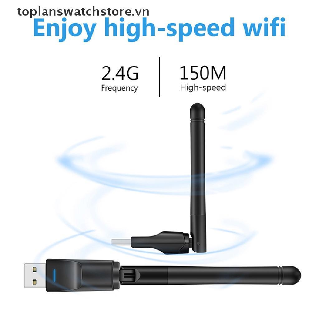 Thẻ Mạng Không Dây MT7601 Mini USB WiFi 150Mbps RTL8188 Cho Máy Tính / Laptop 2.4GHz