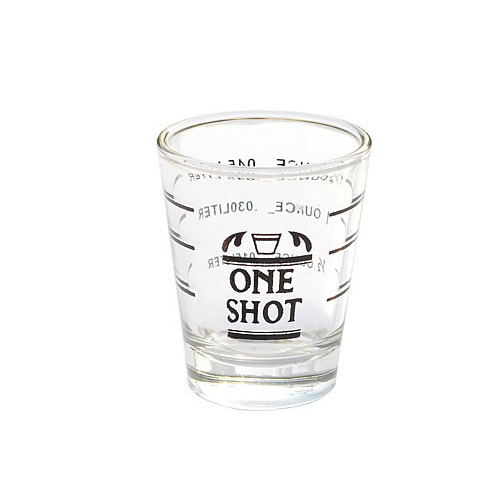 LY THUỶ TINH SHOT ĐO LƯỜNG CÓ VẠCH ĐO LƯỜNG 1OZ