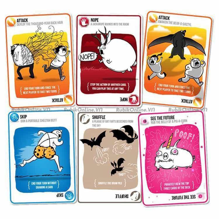 Mèo Nổ đỏ - Boardgame Exploding Kittens Việt hóa (Hộp cứng)