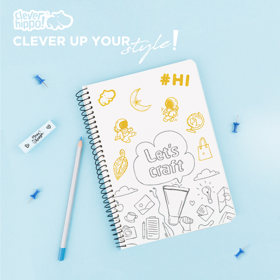 Bộ Sticker CLEVERHIPPO Lấp Lánh STICKER01/GOLDEN