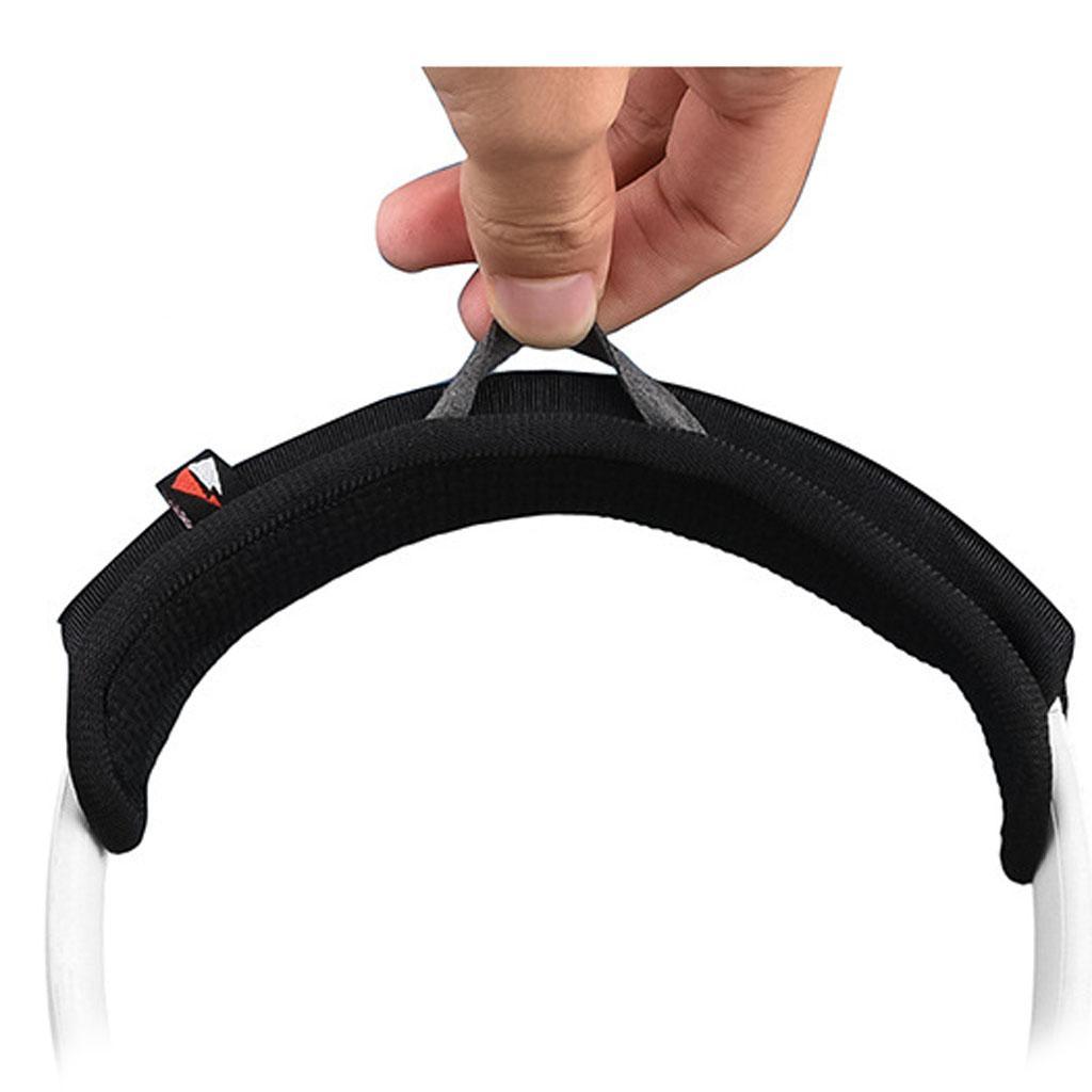 2xSoft Headset Headband Cover Headphone Head Band Protector black