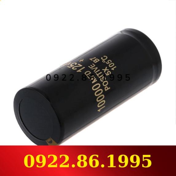 Tụ hóa 125V 10000uF bằng nhôm chuyên dụng có thể thay tụ 120V 110V hàng mới về