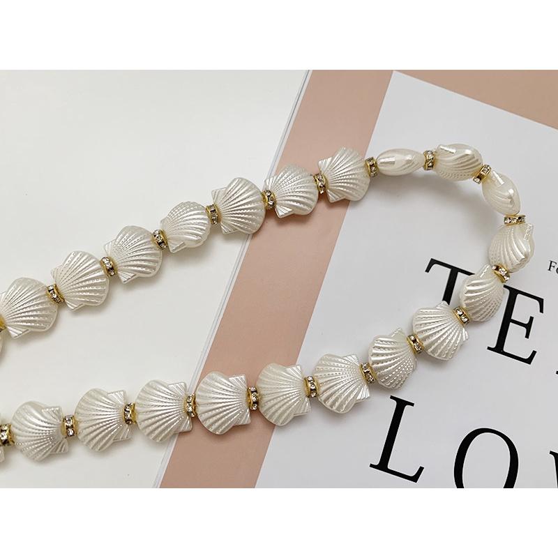 Thắt lưng nữ ngọc trai/ belt sợi ngọc trai dây xích/ Đai váy ngọc trai TL09