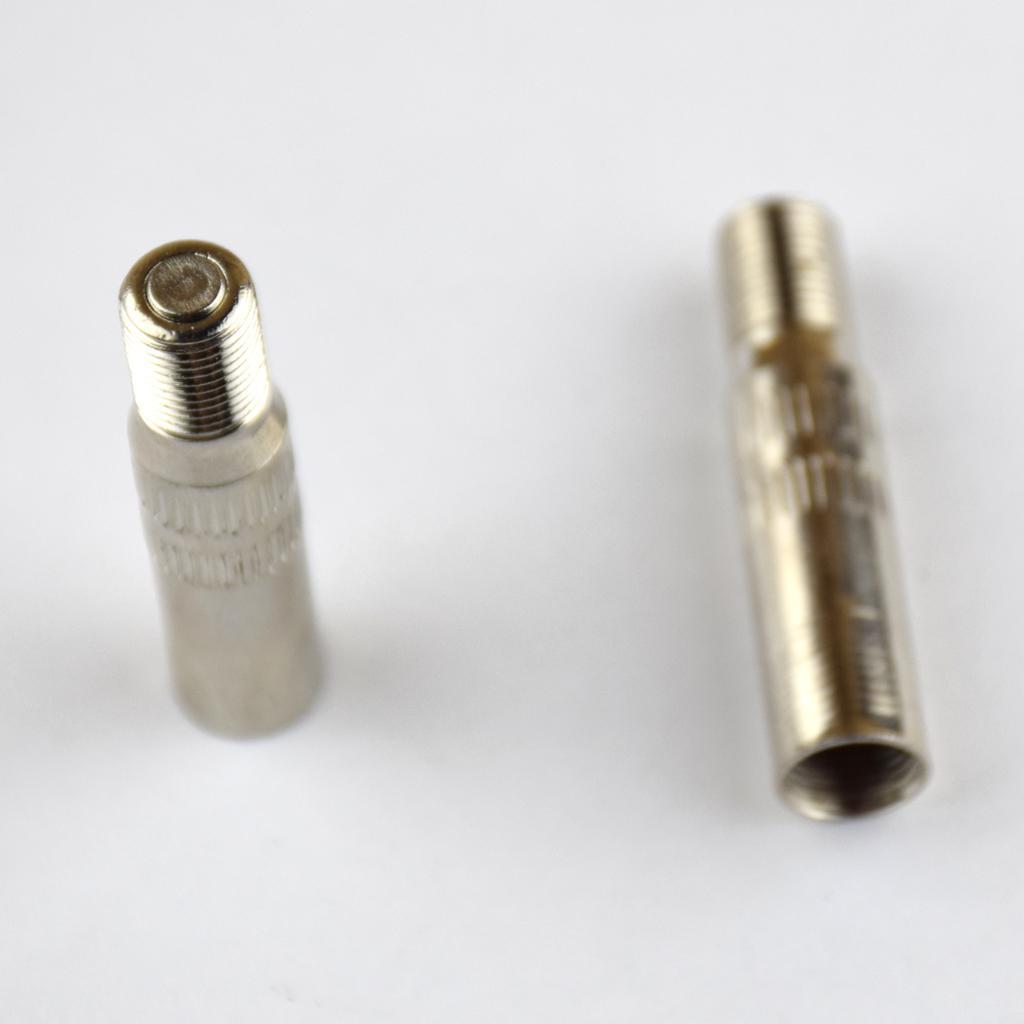 8x Car Motorcycle Vehicle Copper Valve Extender Adapter Cap Metal Straight