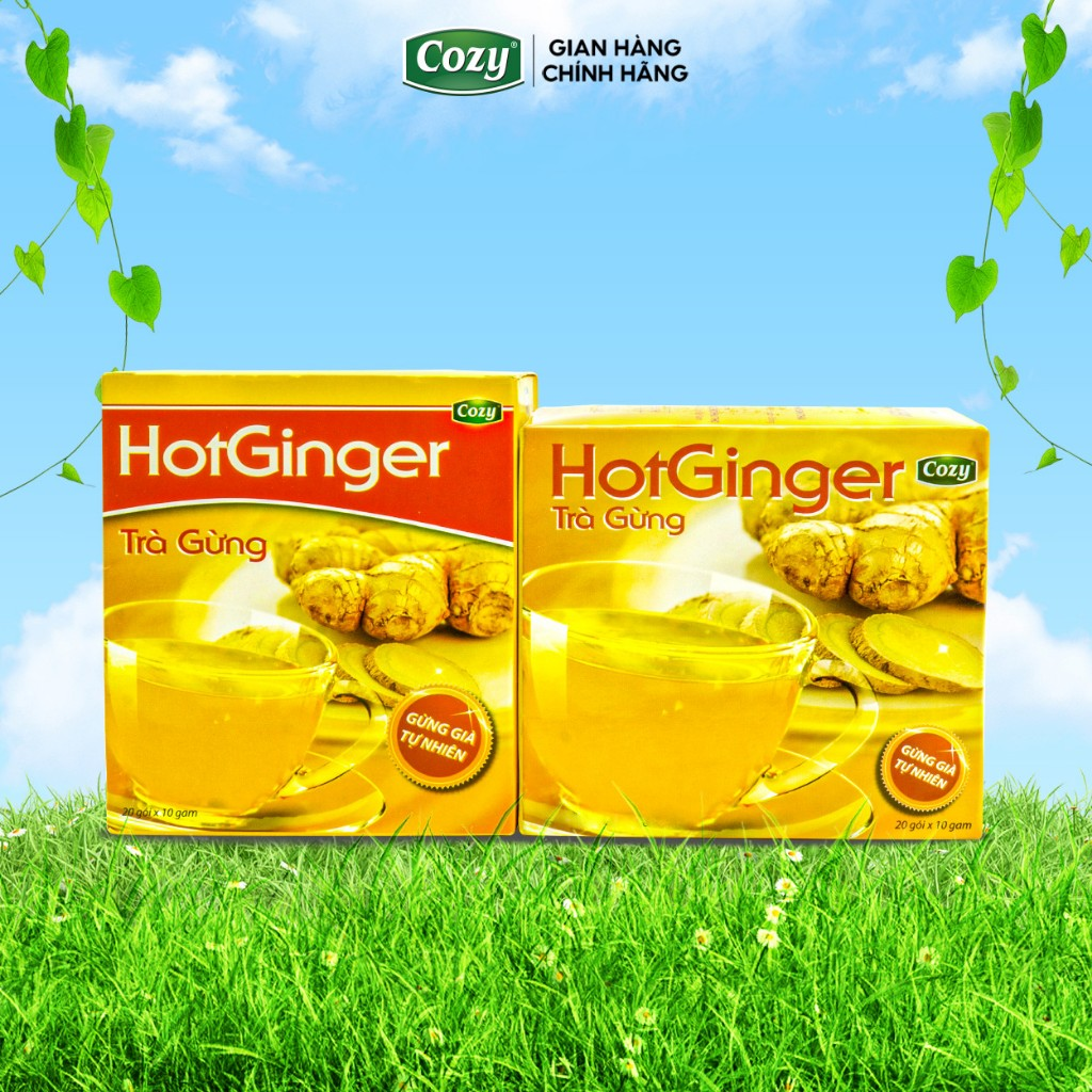 Cozy Trà gừng Hotginger 10 gói x 10g Hộp