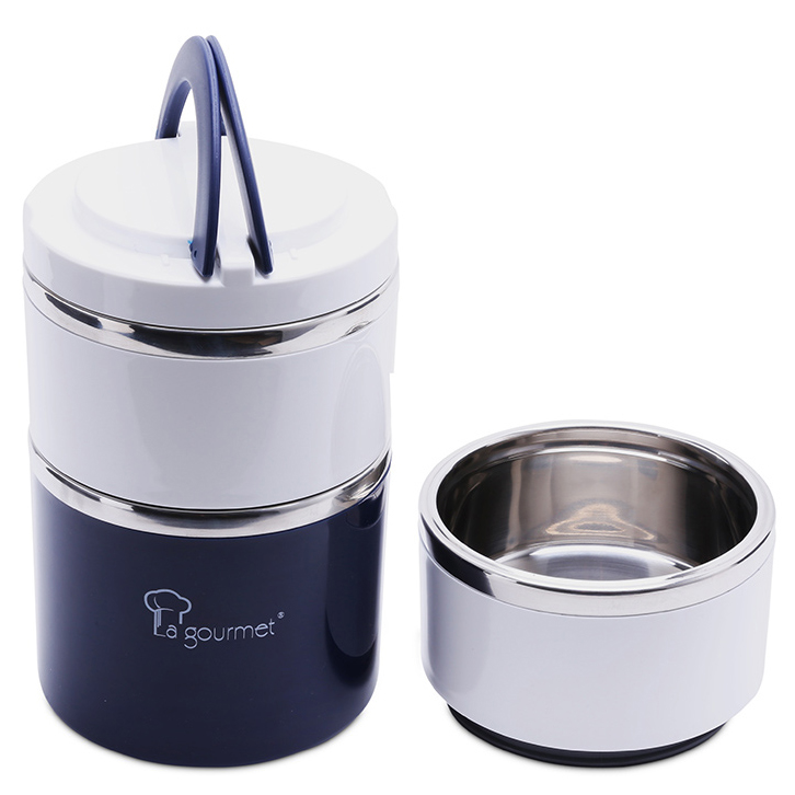 Camen Đựng Cơm La Gourmet 3 Ngăn 337788 - Xanh