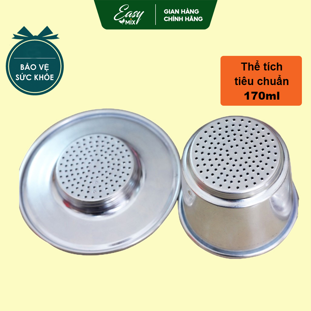 Phin Cà Phê Nhôm Nguyên Chất Không Sơn EASYMIX
