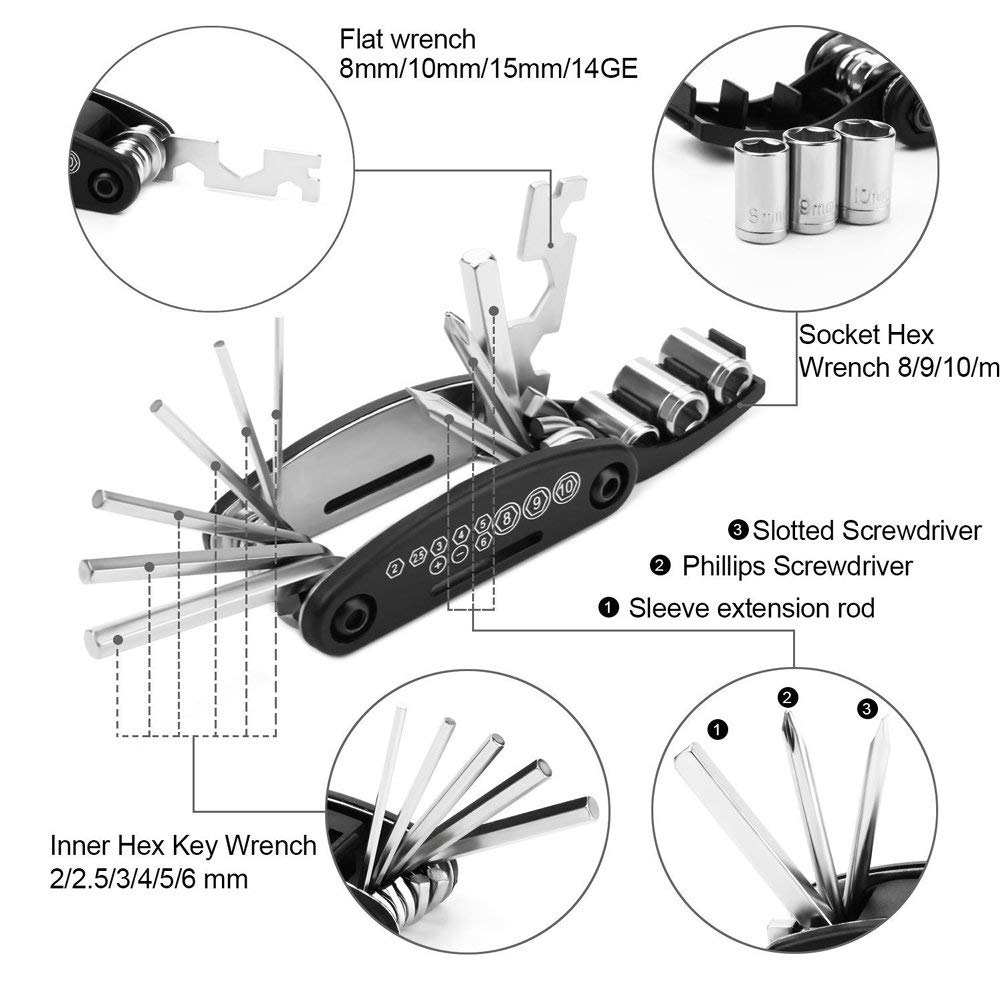 Dụng Cụ Sửa Chữa Cầm Tay Đa Năng Tua Vít Đa Năng 15-in-1 Hex Screw – Dụng Cụ Sửa Chữa Đa Năng Nhỏ Gọn Dành Cho Gia Đình Và Các Trường Hợp Khẩn Cấp