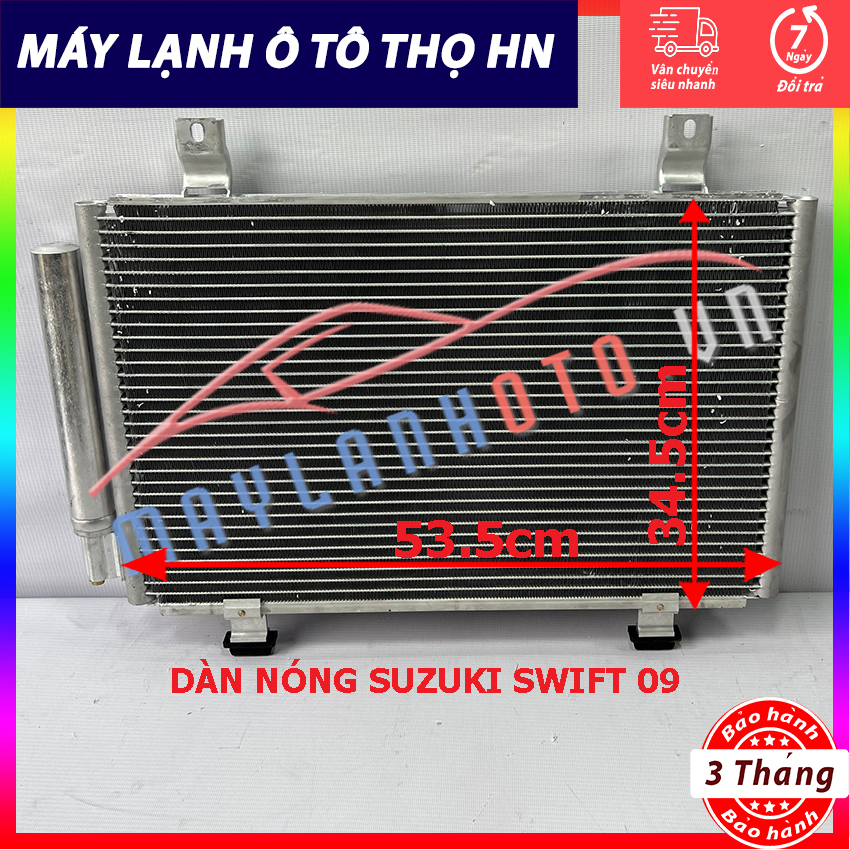 Dàn nóng Suzuki Swift đời 2005 2006 2007 2008 2009 2010 2011 2012 Hàng xịn Thái Lan 05 06 07 08 09 10 11 12