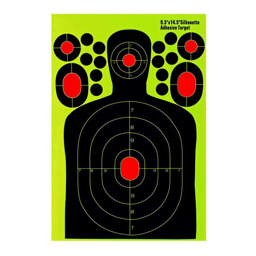 20 Pieces Splatter Reactive Self Adhesive Shooting Targets Gun