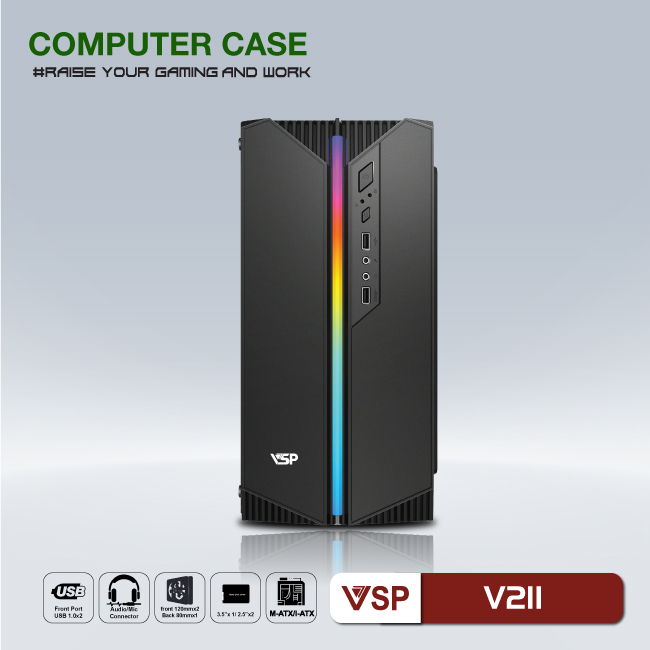 Case VSP home and Gaming V211 - JL - HÀNG CHÍNH HÃNG