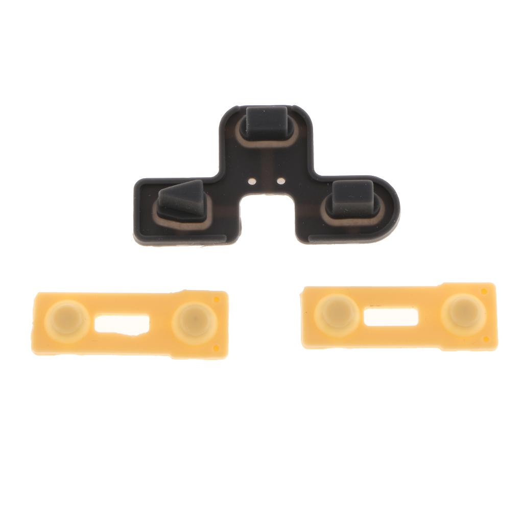 5x Controller Button Conductive Rubber Pad for Sony PS2 Controller Key Kit