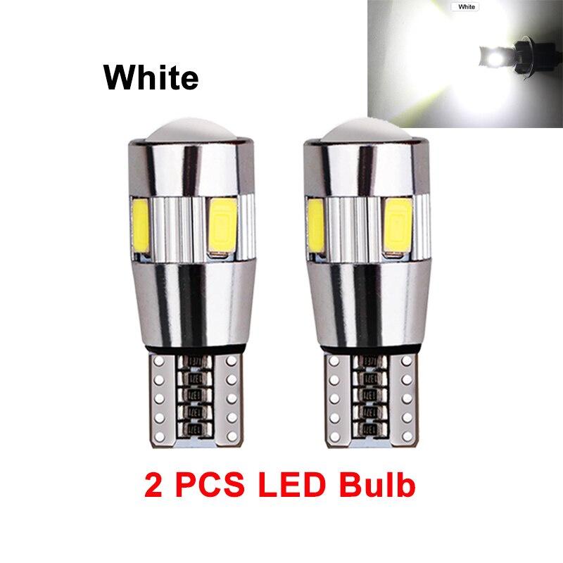 Bộ 2 Đèn Led 5w5 Led T10 W5W 12v 6000k Cho Xe Hơi
