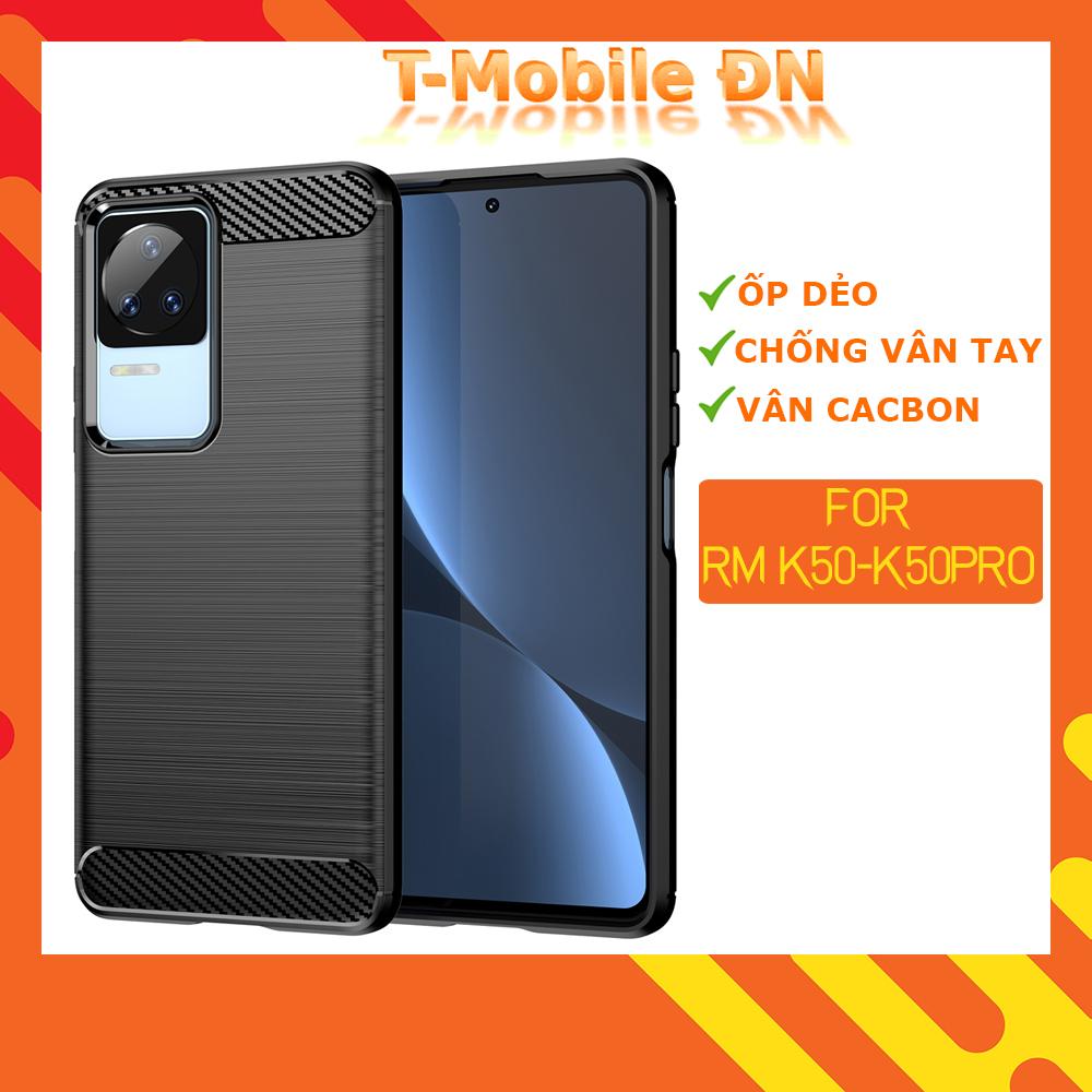 Ốp lưng dành cho Xiaomi Redmi K50 Pro ốp silicone mềm Carbone phay xước chống sốc chống vân tay