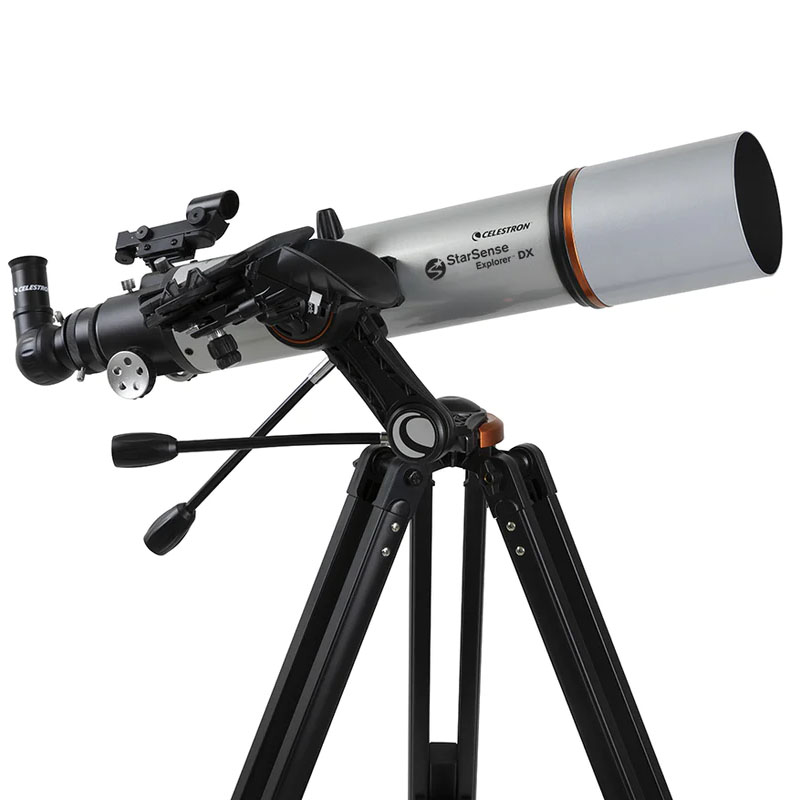 Kính thiên văn Celestron Starsense 102, sử dụng công nghệ định hướng tìm sao dành cho điện thoại thông minh, dòng khúc xạ, quan sát thiên văn và địa văn, các hành tinh Sao Mộc, sao Thổ, sao Kim, tinh vân | Hàng chính hãng