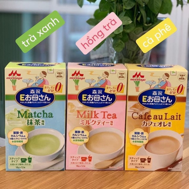 Sữa Bầu Morinaga Nội Địa Vị Trà Xanh