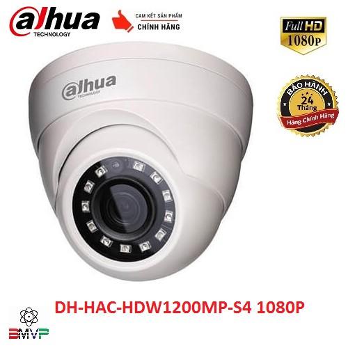 Camera Dahua 2 Mp DH-HAC-HDW1200MP-S4 1080P - Dome Bán Cầu Trong Nhà - Hàng chính hãng