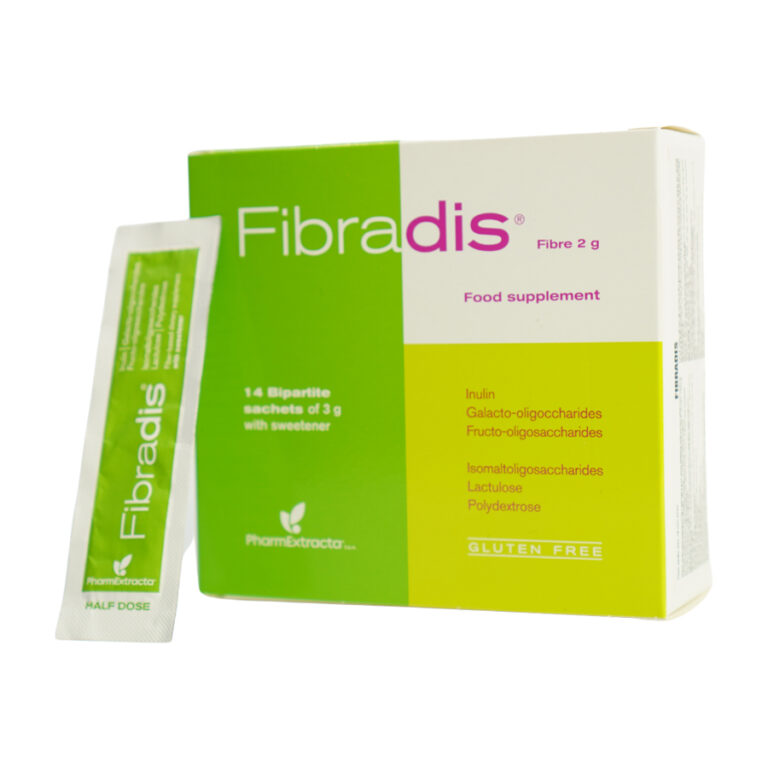 FIBRADIS – Chất Xơ Hòa Tan Nhập Khẩu Từ Ý - (Hộp 14 gói phân đôi x 3g) Bổ sung chất xơ, hỗ trợ tốt cho đường tiêu hóa, giúp giảm nguy cơ táo bón