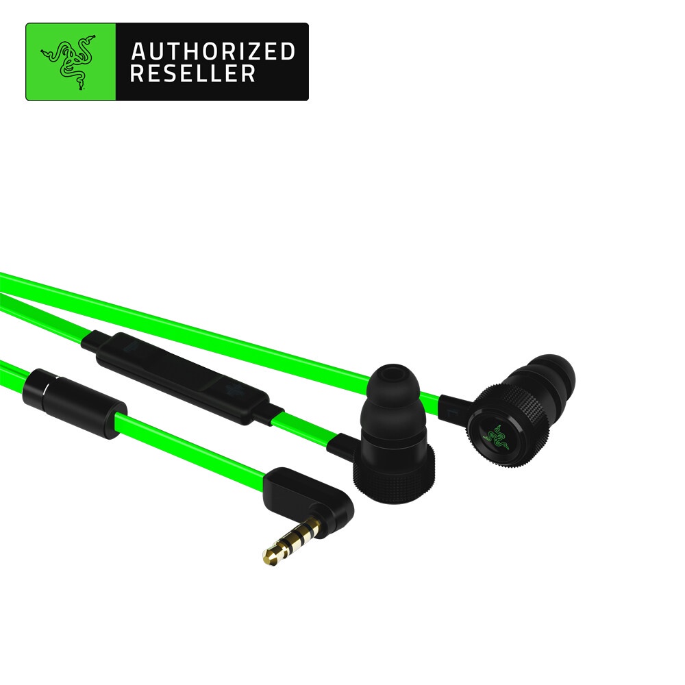 Tai nghe game có dây Razer Hammerhead Pro V2 | Driver 10 mm Màng Neodymium êm tai dây chống rối nhẹ 19.6g - Hàng nhập khẩu