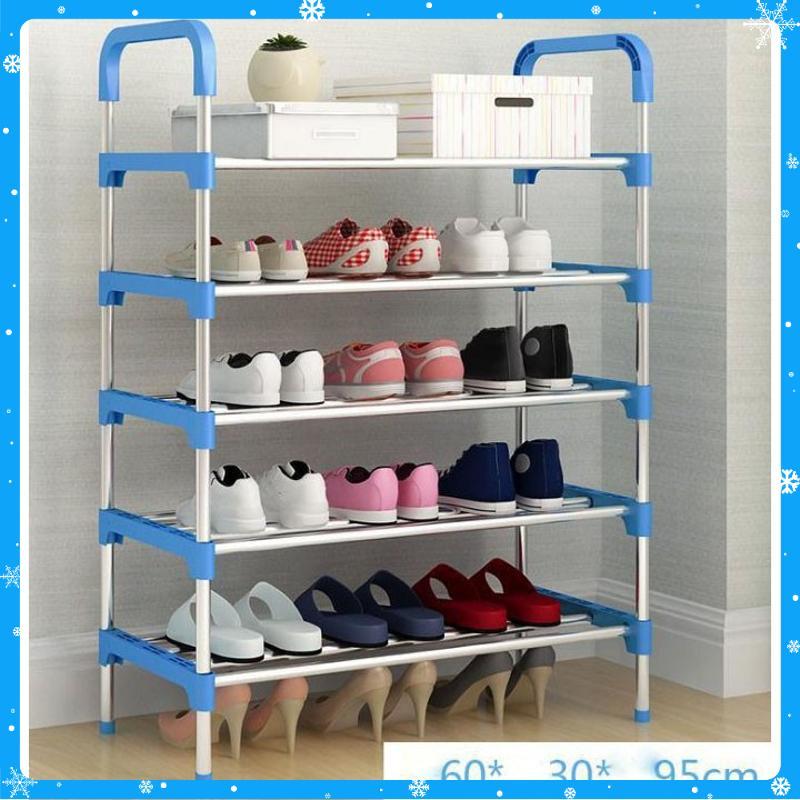 Kệ giày dép 5 tầng inox mẫu mới cao cấp - Hàng Chất Lượng