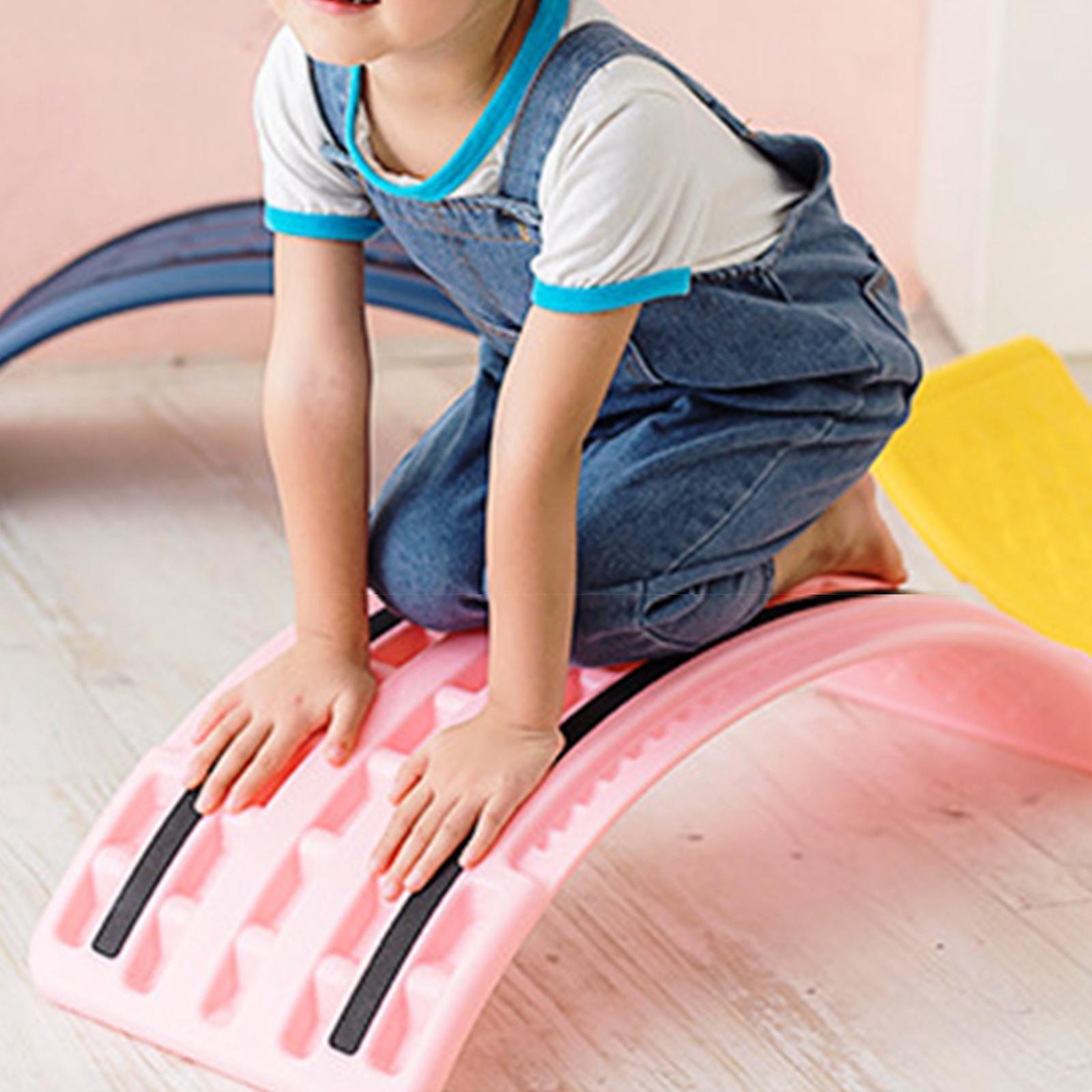 2Pcs Multifunctional Wobble Board Nonslip Open Ended Toy Balancing Toys Board Kids Balance Board for Stability Children Toddlers Workout