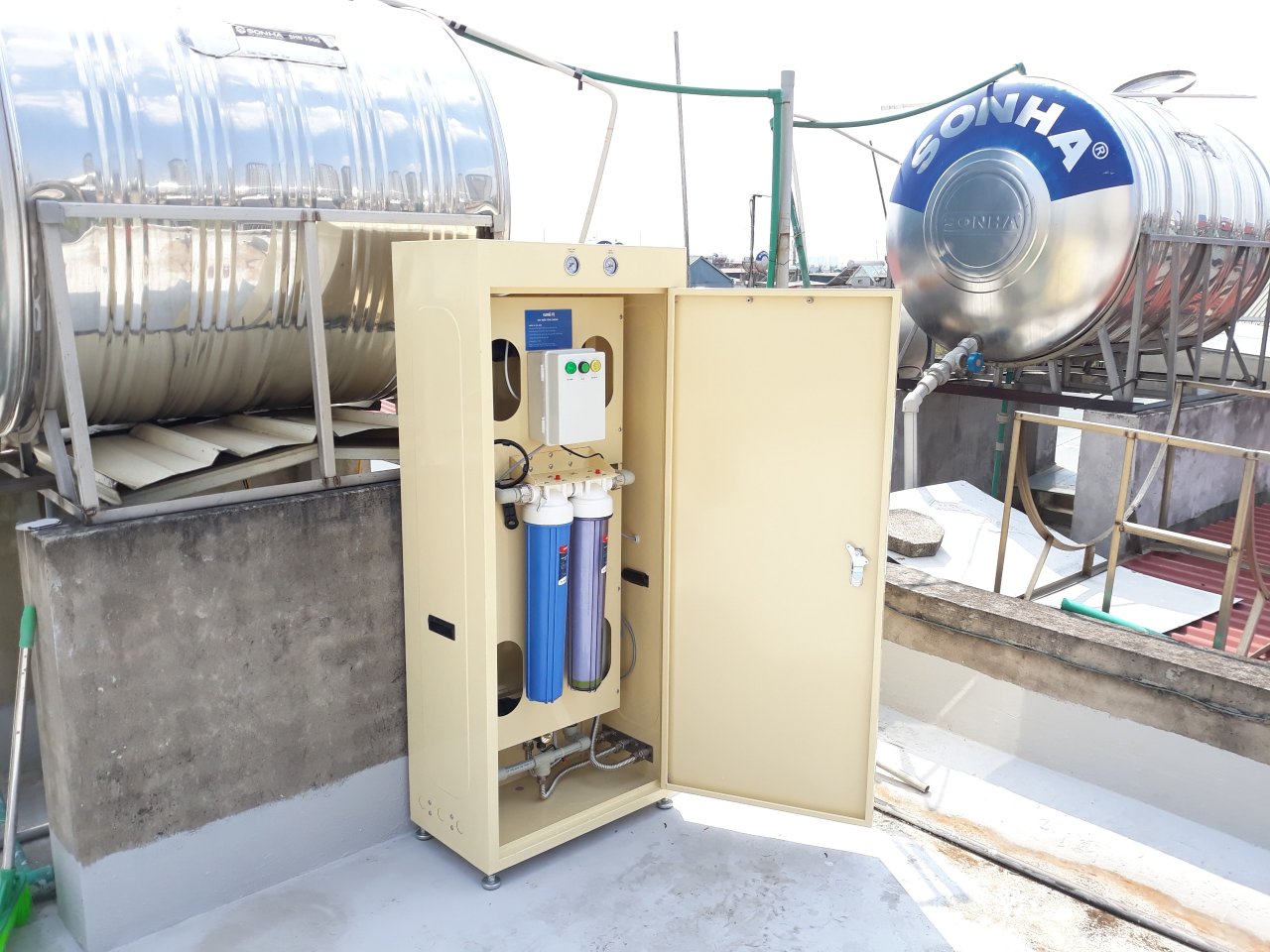 Máy lọc nước tổng Sơn Hà Euro Fil 1m3/h- hàng chính hãng