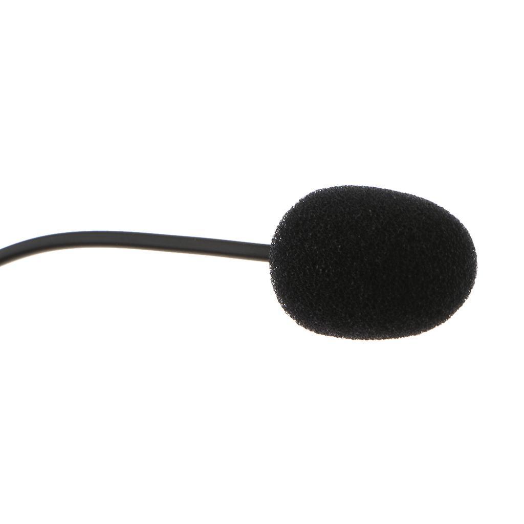 Dual 3.5mm PC Headset, Monaural Earhook Headphone with Microphone
