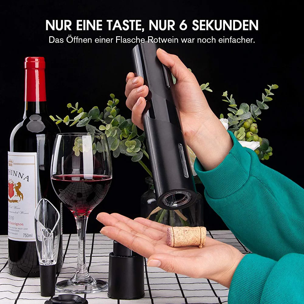 MỞ RƯỢU PIN ELECTRIC WINE SET