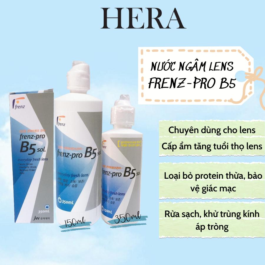 Nước Ngâm Kính Áp Tròng Frenzpro B5 Nước Rửa Lens Hàn Quốc - Hera Lens