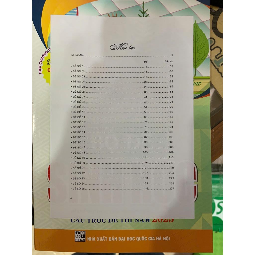 Combo Tuyển Tập Đề Thi THPT Môn Toán - Hóa - Sinh (Cấu Trúc Đề Thi Năm 2025) (Bộ 3 Cuốn) - HA