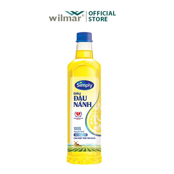 Dầu Ăn Simply Đậu Nành 1L