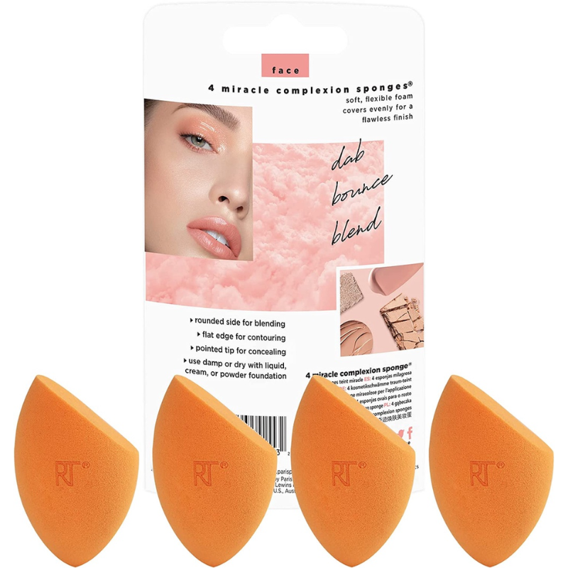 Set 4 bông mút trang điểm Real Techniques 4 miracle complexion sponges