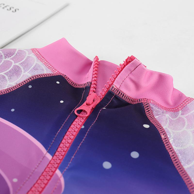 1-6 Năm Cô Gái Đồ Bơi Hoạt Hình Nhiều Màu Sắc Nàng Tiên Cá Một Mảnh In Hình Bơi Trẻ Em 2021 Cô Gái Áo Tắm đi Biển