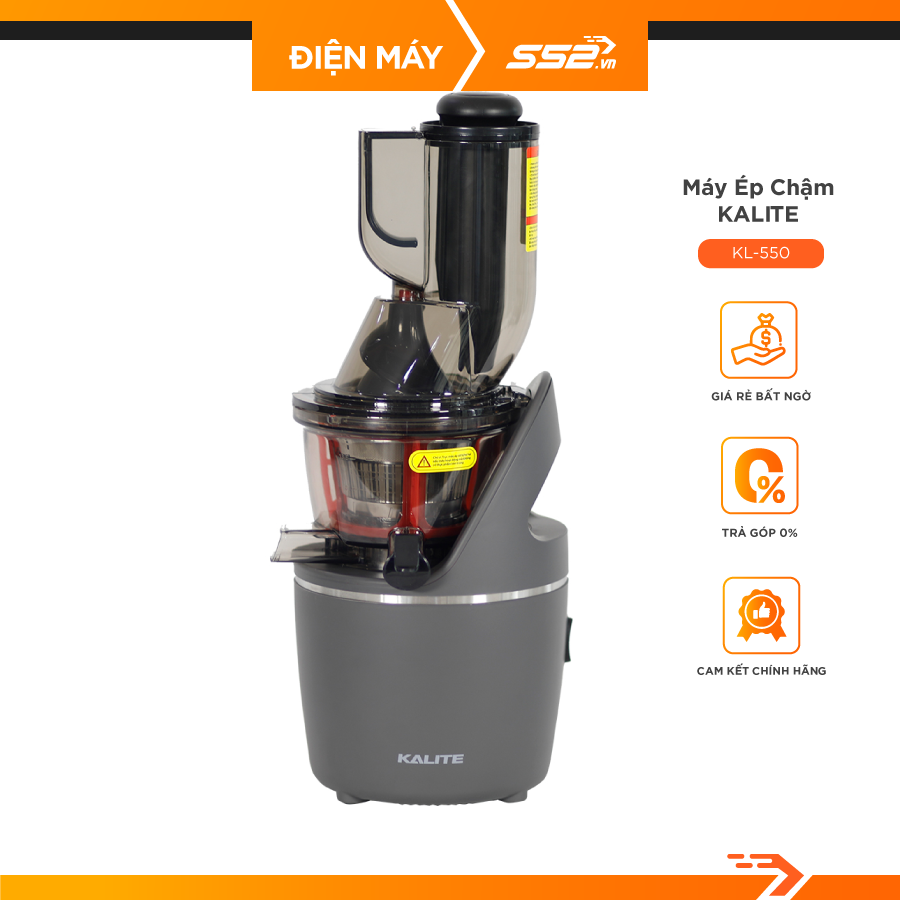 Máy ép chậm Kalite KL 550, công suất 240W, dung tích 400ml- Hàng chính hãng