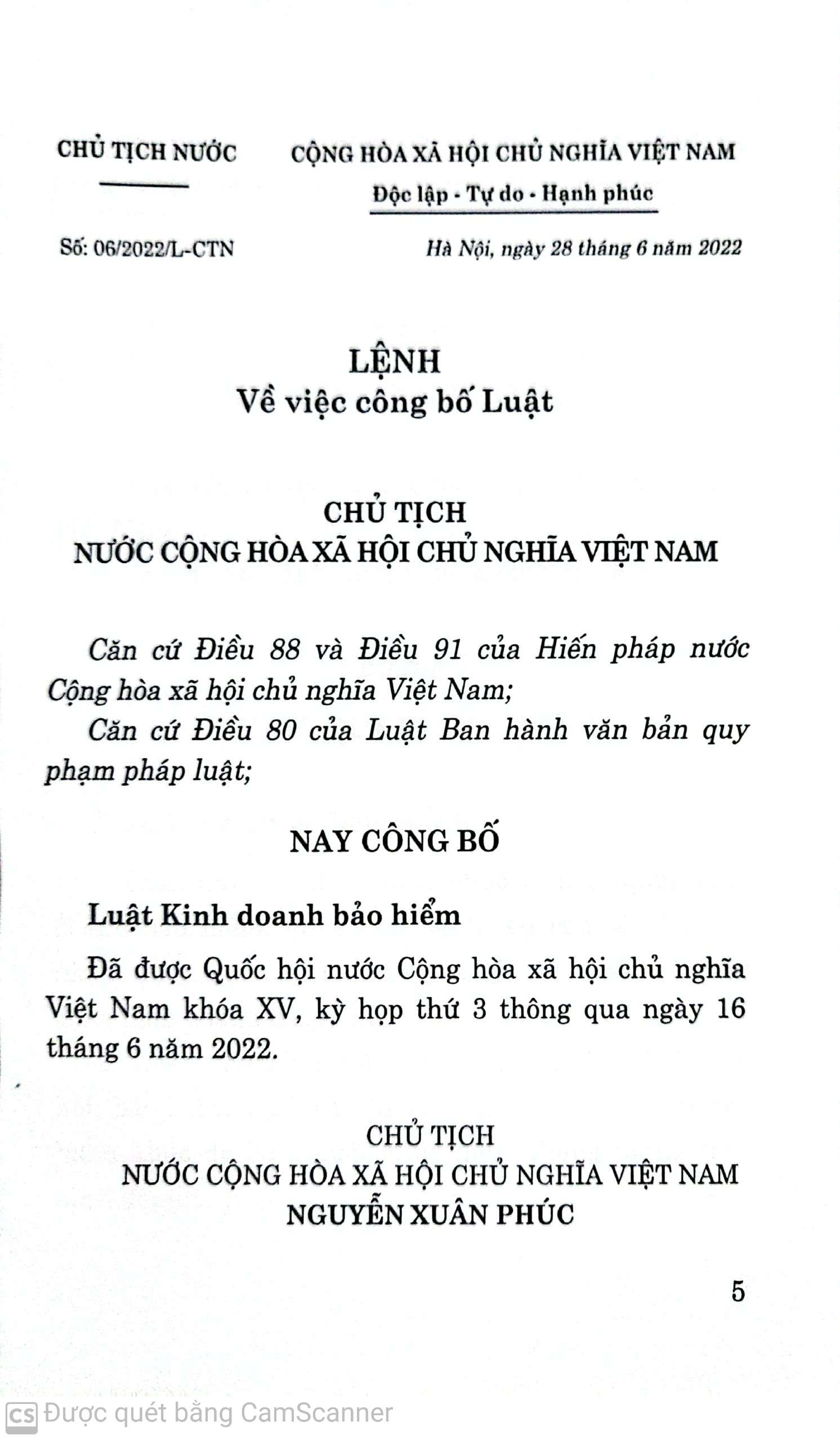 Luật Kinh doanh bảo hiểm